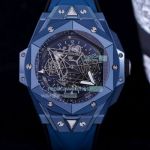 Swiss Copy Hublot Big Bang Sang Bleu II Watch Blue Ceramic Case HUB1240 Movement